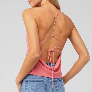 NWOT Amanda Uprichard Marietta‎ Top Cami Coral Pink Size Large